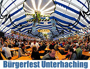 Unterhachinger Bürgerfest vom 23.06.-03.07.2011 Das Programm der Festhalle Bayernland (©Foto: Ingrid Grossmann)
